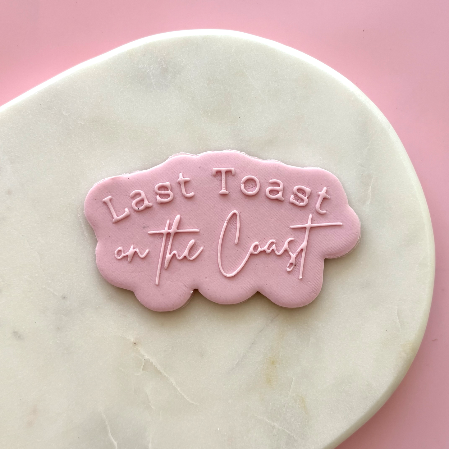 Last Toast on the Coast Cookie Cutter & Debosser