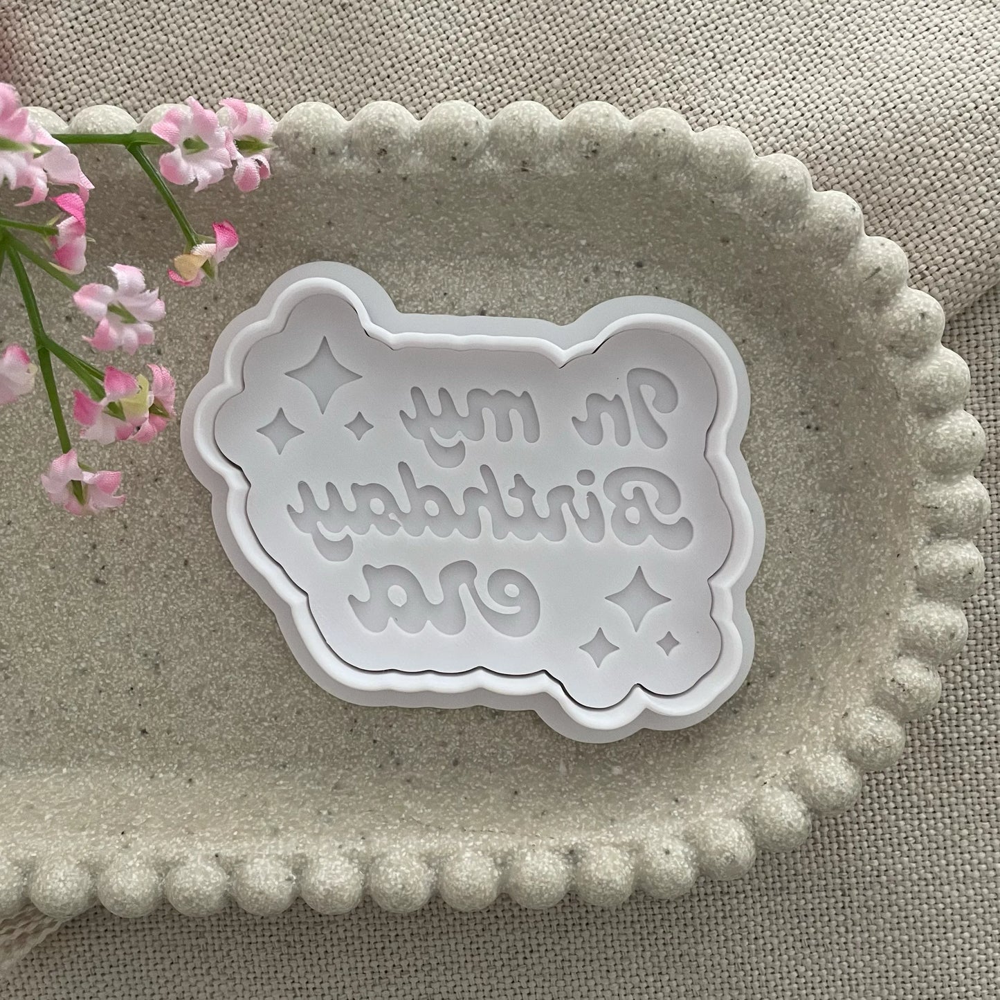 In my Birthday era Cookie Cutter & Fondant Debosser