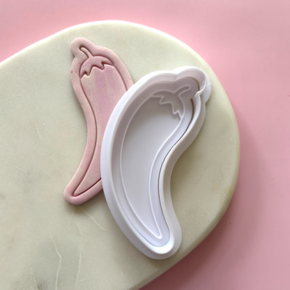 Chili Cookie Cutter & Stamp