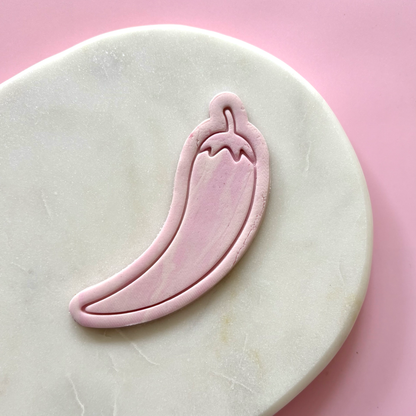 Chili Cookie Cutter & Stamp