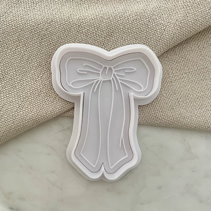 Longer dainty bow Cookie Cutter & Fondant Embosser