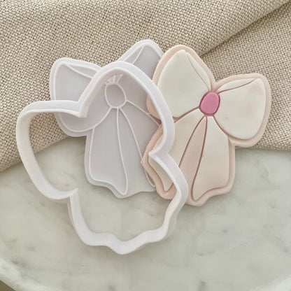 Pretty bow Cookie Cutter & Fondant Embosser