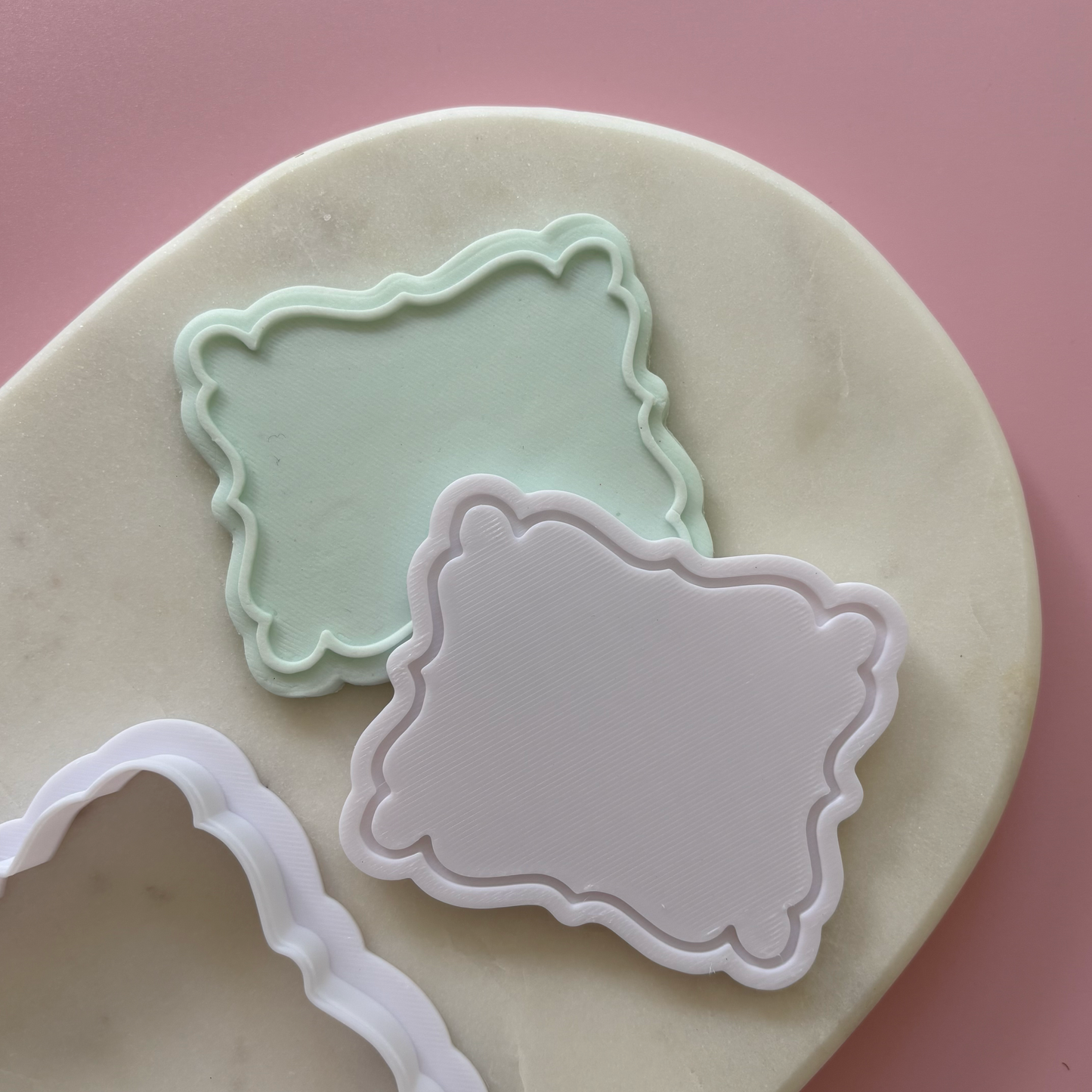 Vintage Frame Cookie Cutter & Fondant Embosser