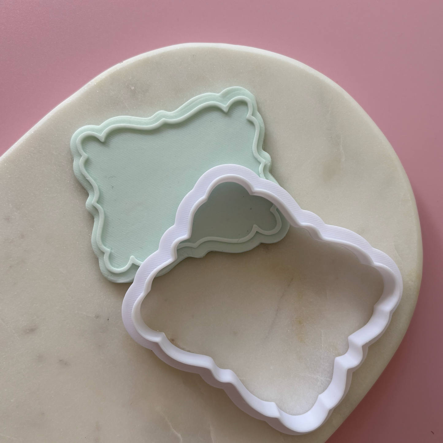 Vintage Frame Cookie Cutter & Fondant Embosser