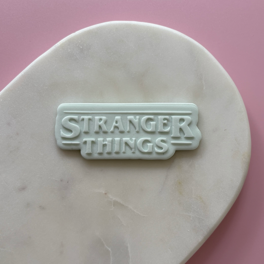 Stranger Things Logo Cookie Cutter & Stamp