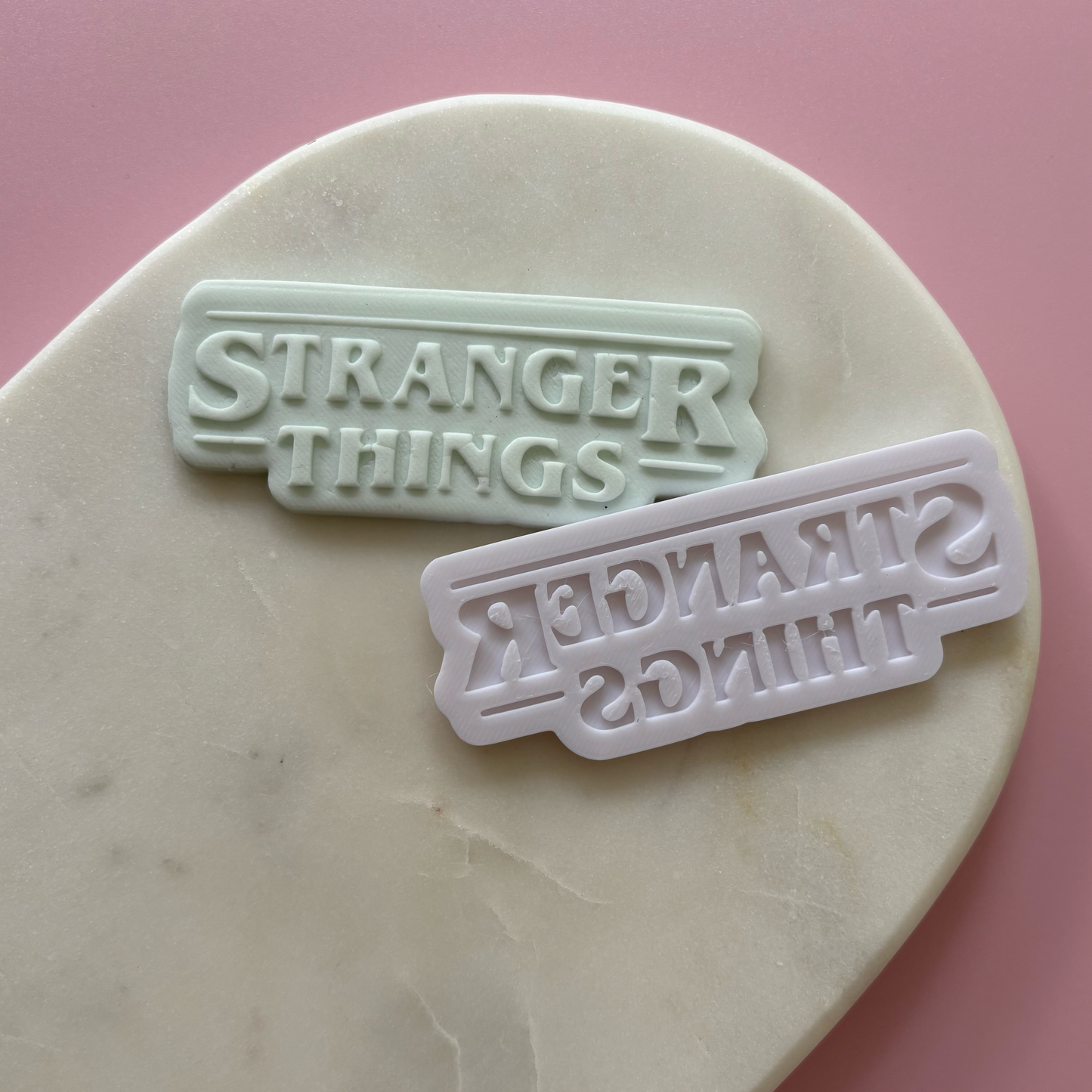 Stranger Things Logo Cookie Cutter & Stamp