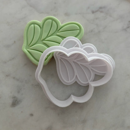 Bouquet of flowers cookie cutter & embosser set