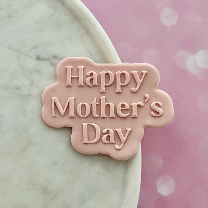Happy Mother's Day Cookie Cutter & Fondant Debosser