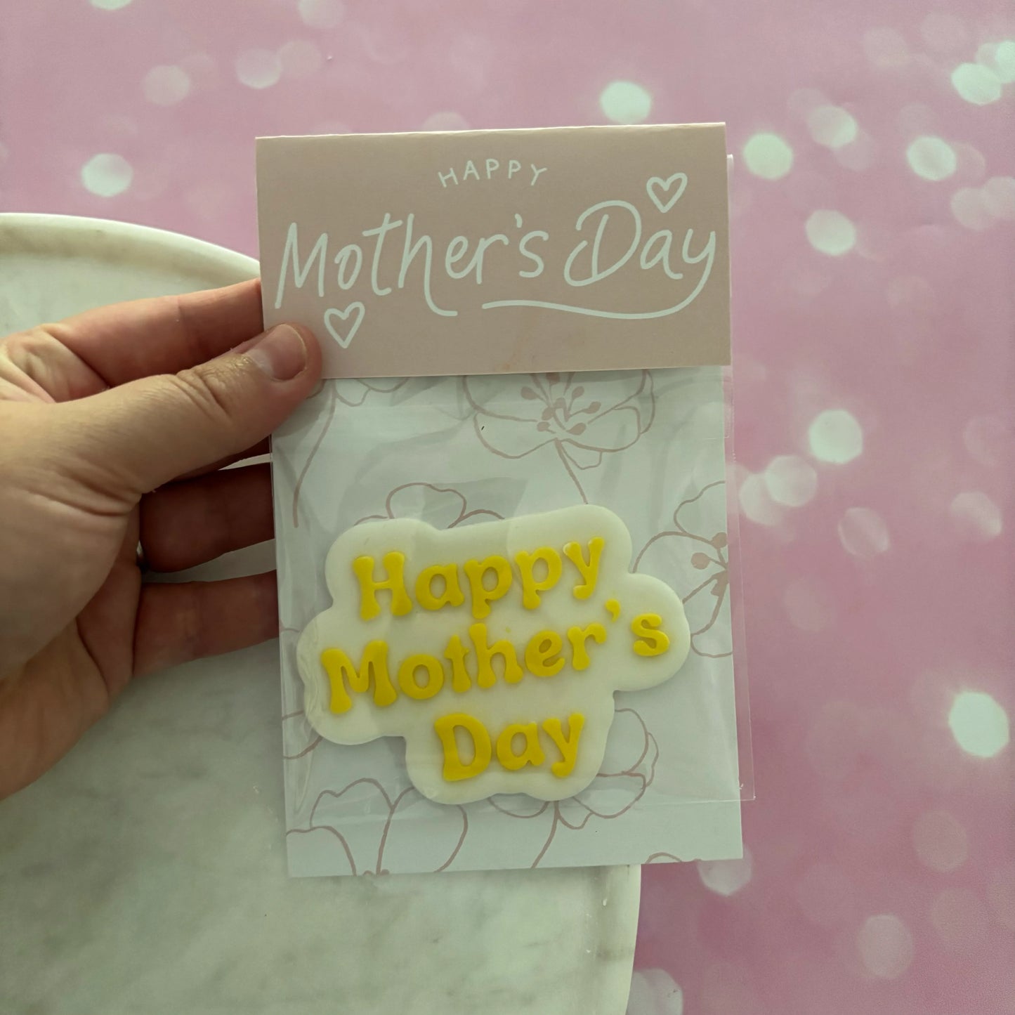 Cookie Backer / Topper -  Mother's Day