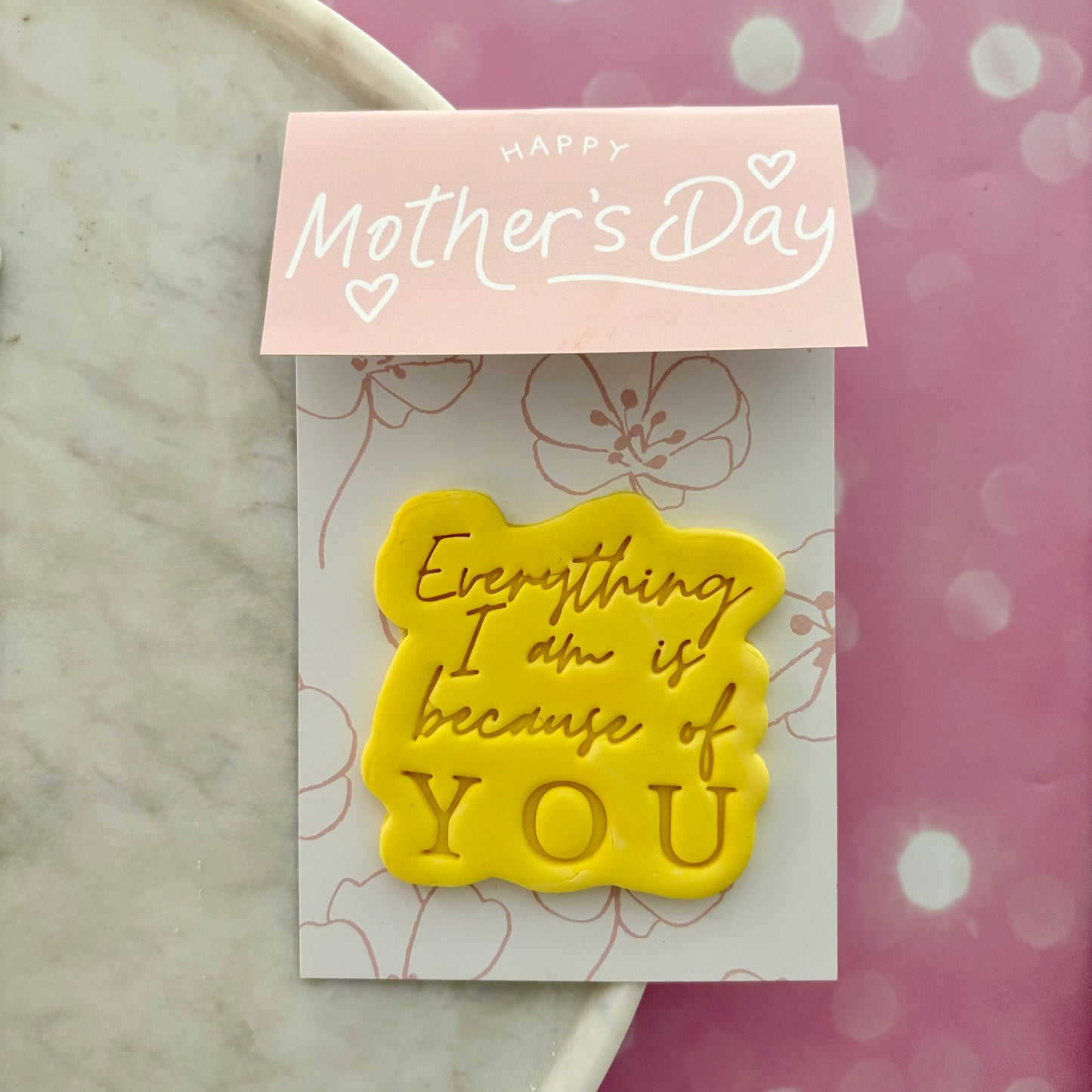 Cookie Backer / Topper -  Mother's Day