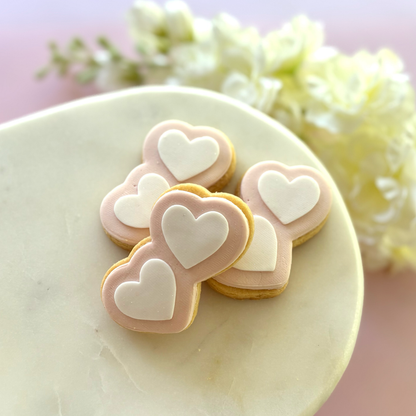 Mini Hearts & XO Cookie Debossor & Cutter