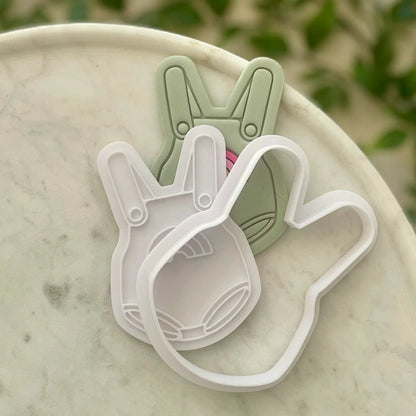 Rainbow onesie Cookie Cutter & Fondant Embosser