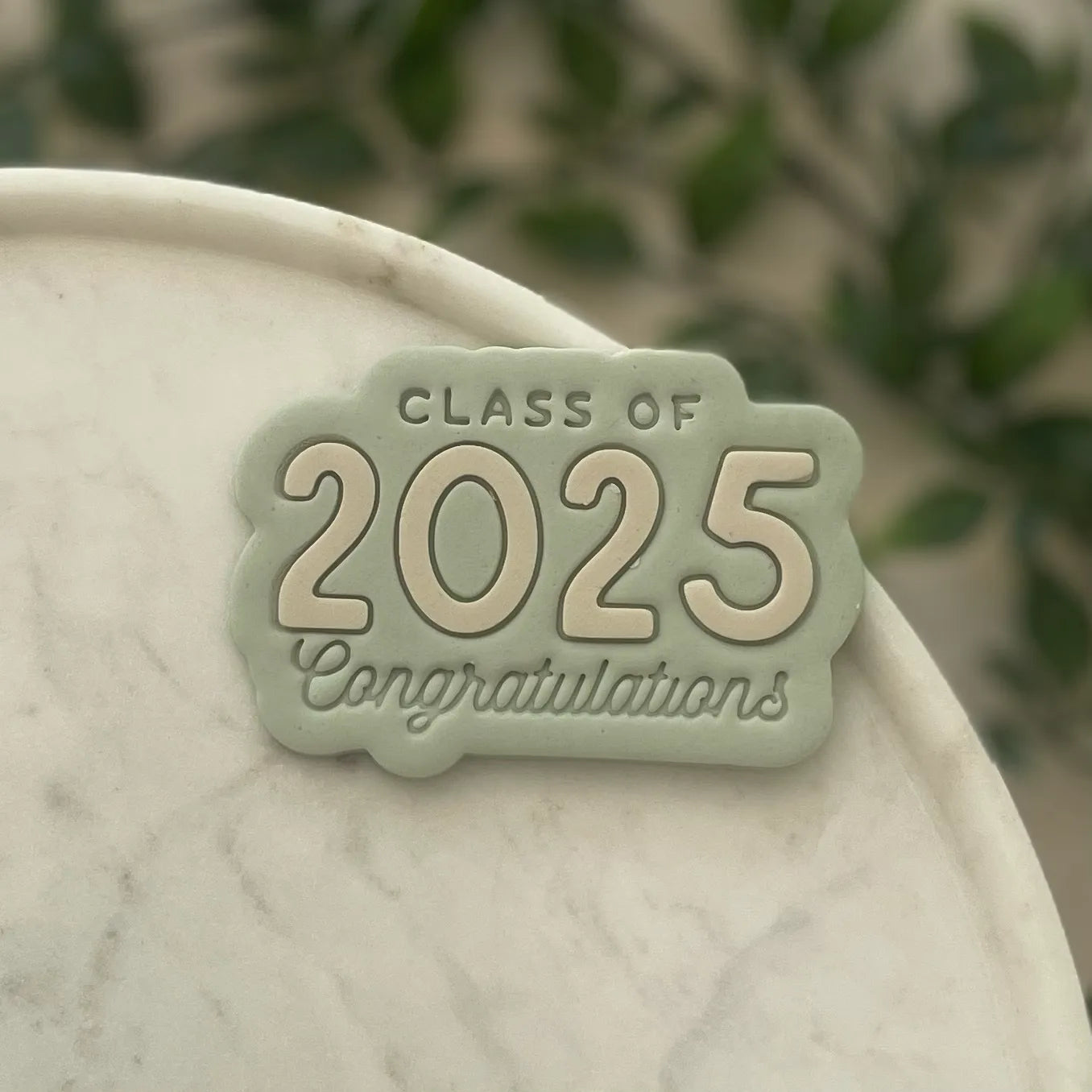 Class of 2025 Cookie Cutter & Fondant Embosser