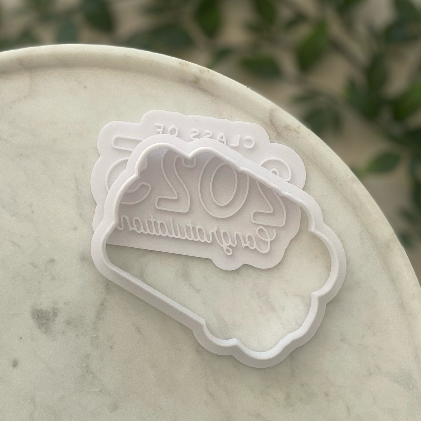 Class of 2025 Cookie Cutter & Fondant Embosser