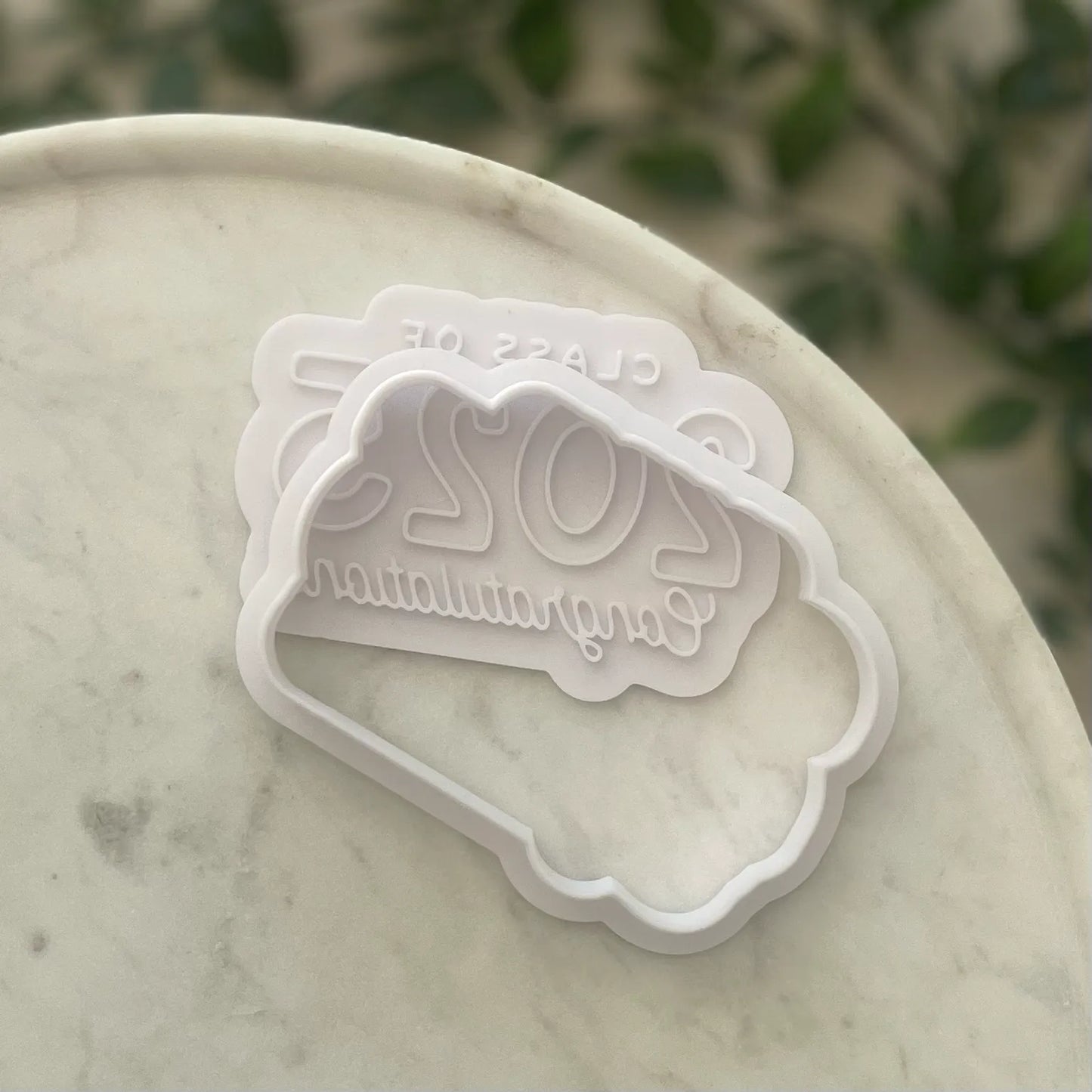 Class of 2025 Cookie Cutter & Fondant Embosser