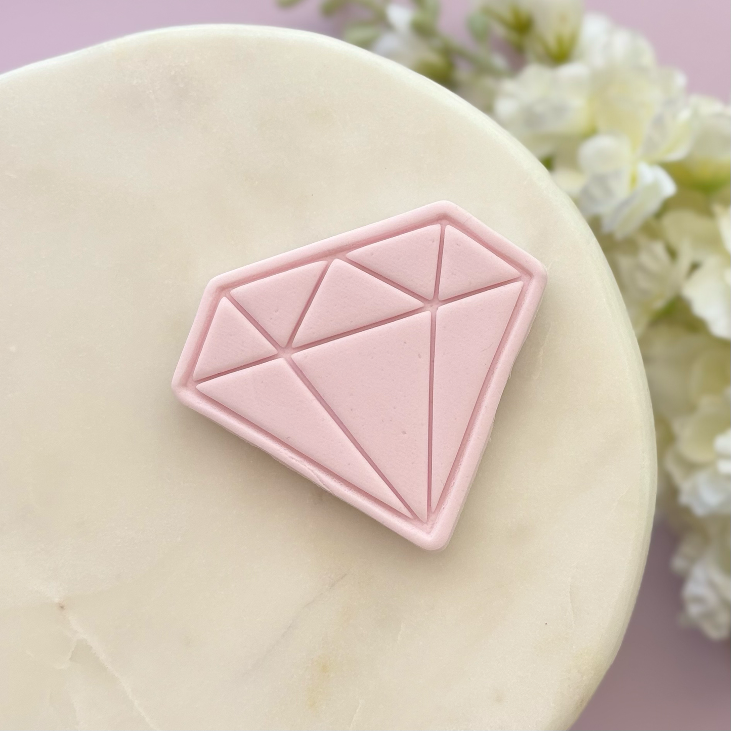 Diamond Cookie Cutter & Fondant Embosser
