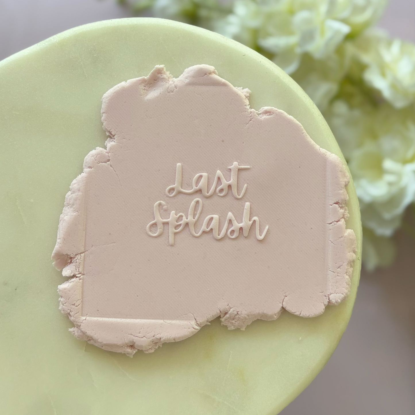 Last Splash Cookie Debosser