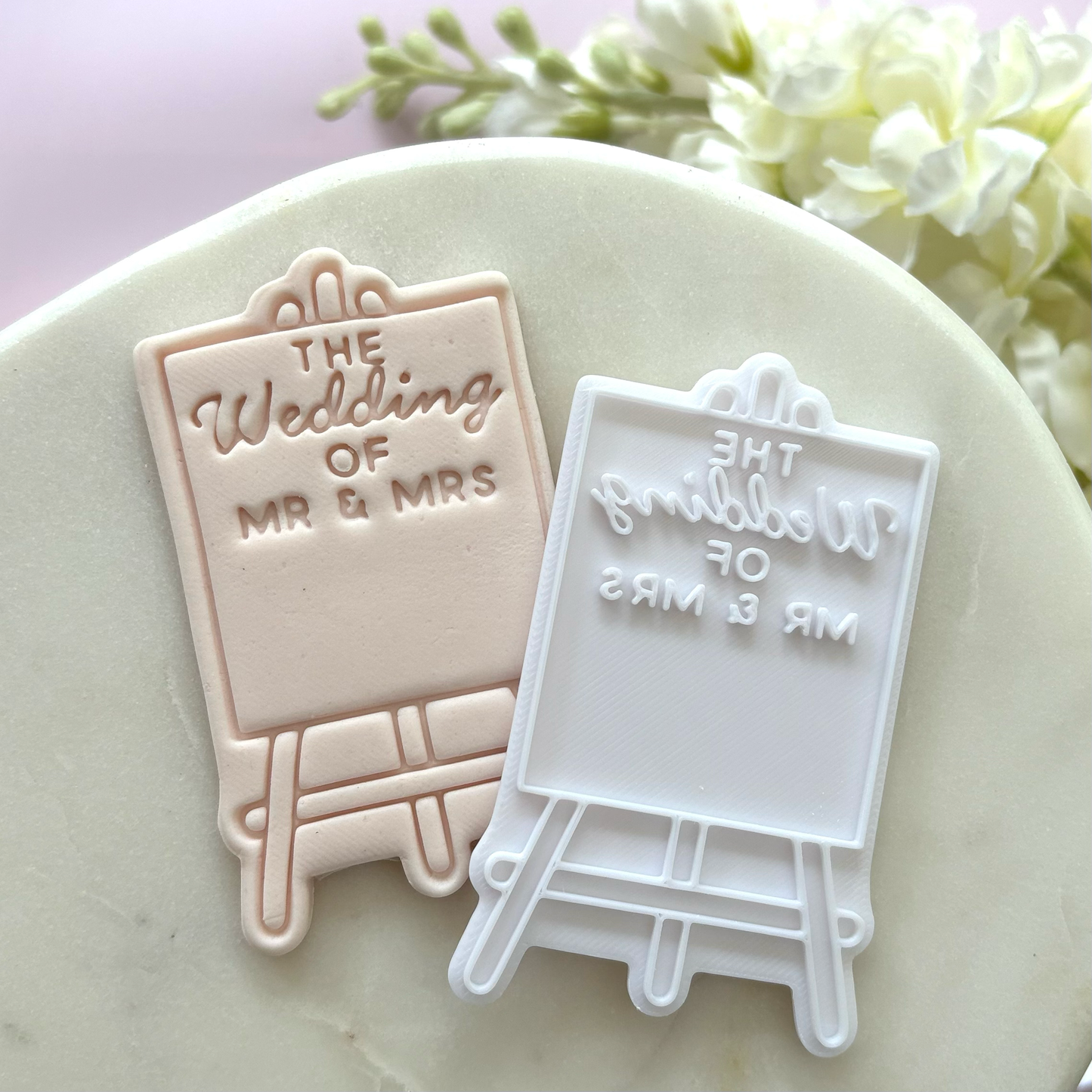 Welcome to the Wedding Cookie Stamp & Cutter