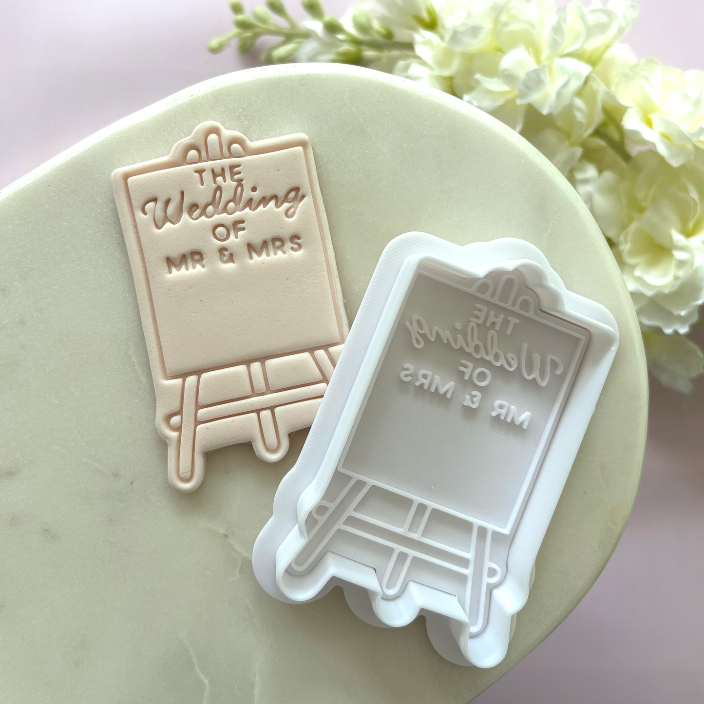 Welcome to the Wedding Cookie Stamp & Cutter
