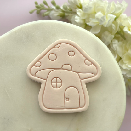 Toad House Cookie Stamp & Cutter