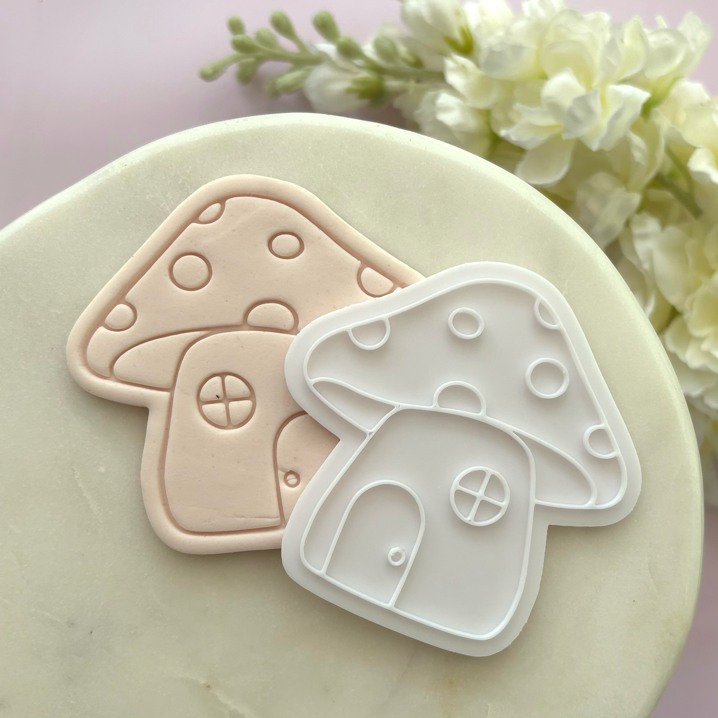 Toad House Cookie Stamp & Cutter