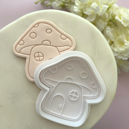 Toad House Cookie Stamp & Cutter