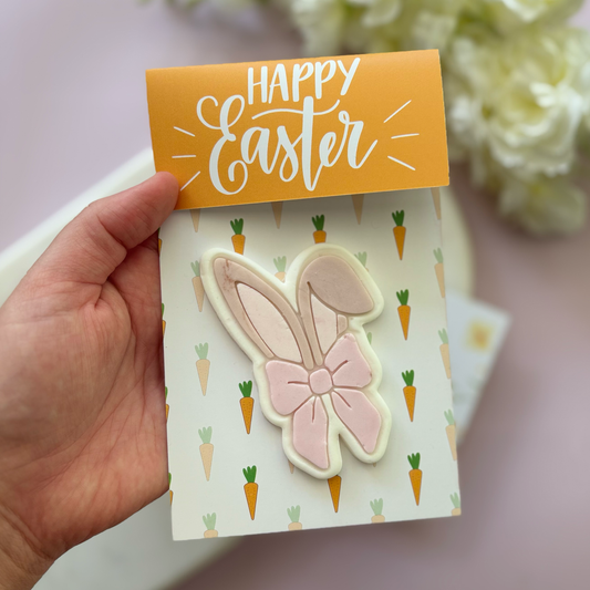 Cookie Backing Card - Easter Carrots