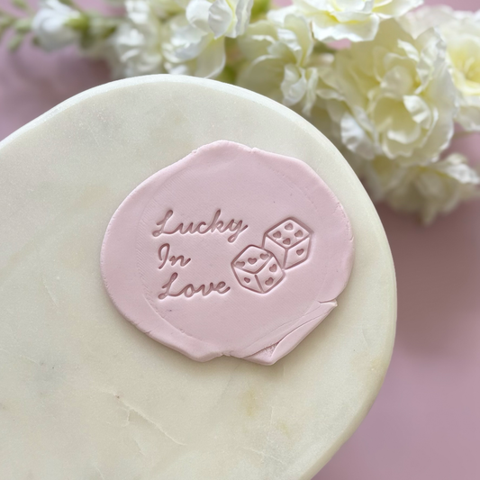 Lucky in Love Cookie Stamp
