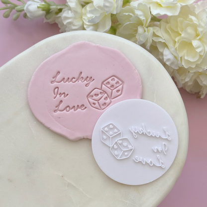 Lucky in Love Cookie Stamp