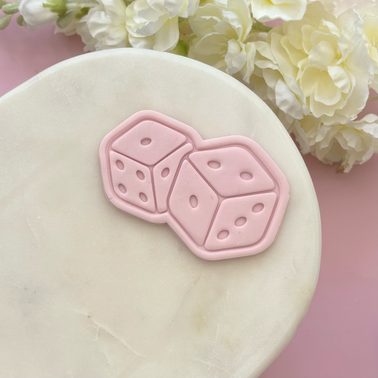 Dice Cookie Cutter & Fondant Embosser