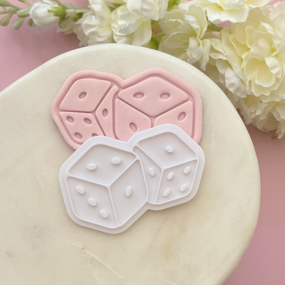 Dice Cookie Cutter & Fondant Embosser