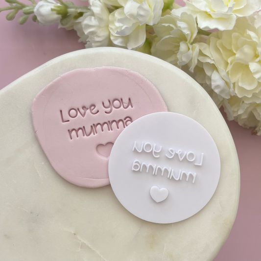 Love you Mumma Cookie Stamp