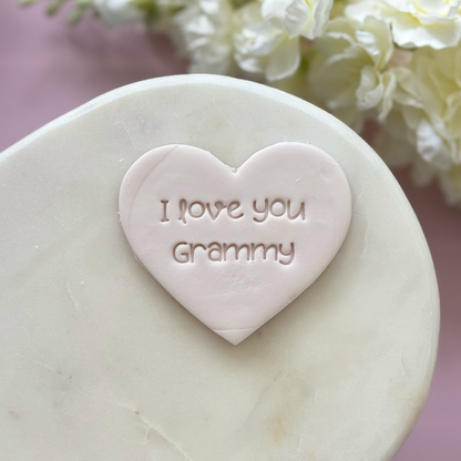 Love you Grammy Cookie Stamp