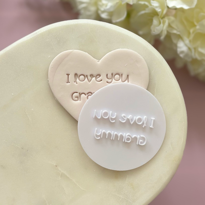 Love you Grammy Cookie Stamp