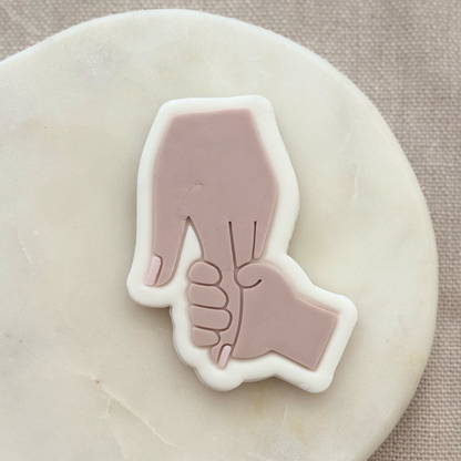 Mum & Child hands Cookie Stamp & Cutter