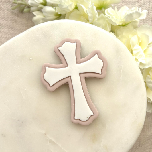 Simple Cross Cookie Stamp & Cutter