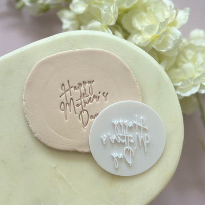 Happy Mother's Day Fondant Embosser
