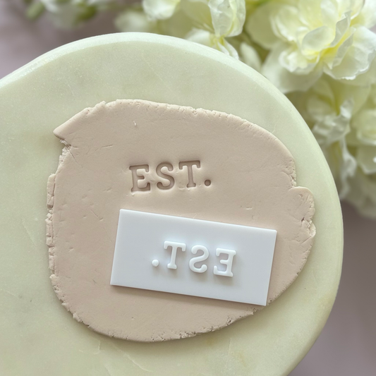 EST. Mini Cookie Stamp