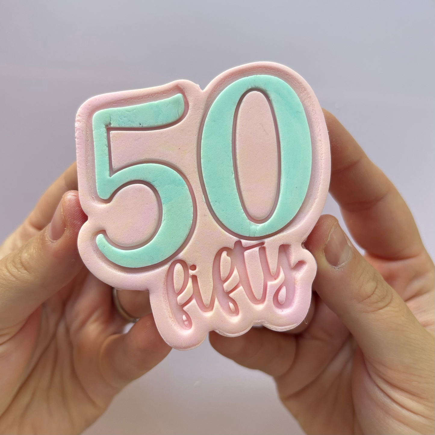 Milestone Birthday Cookie Stamp & Cutter