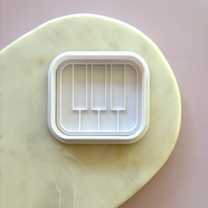Piano keys Cookie Cutter & Fondant Embosser