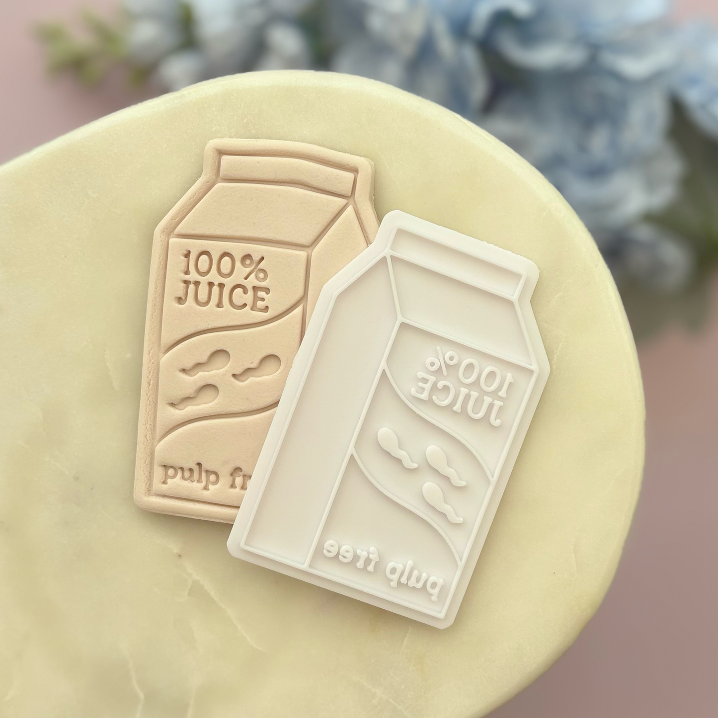 100% Juice (plup free) Cookie Stamp & Cutter