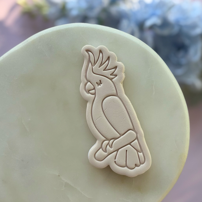 Cockatoo Cookie Stamp & Cutter