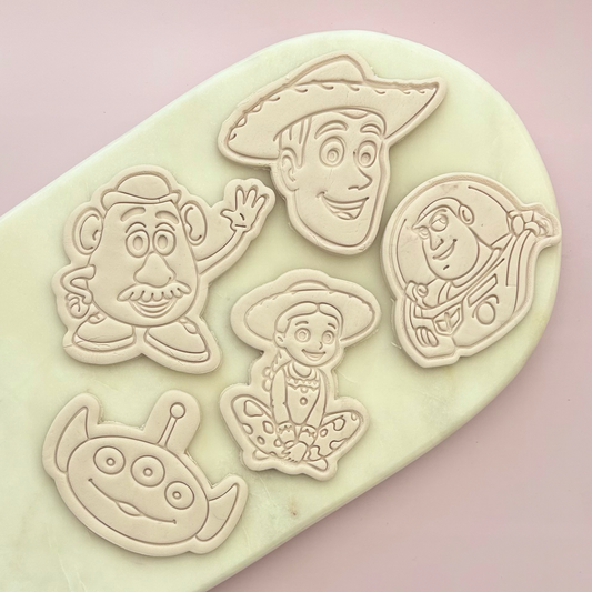 Characters Cookie Stamp & Cutter set