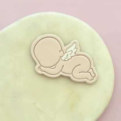 Sleeping baby Cookie Stamp & Cutter
