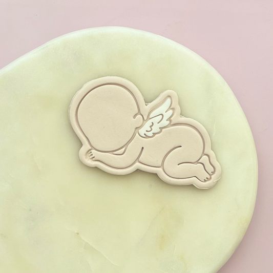 Sleeping baby Cookie Stamp & Cutter