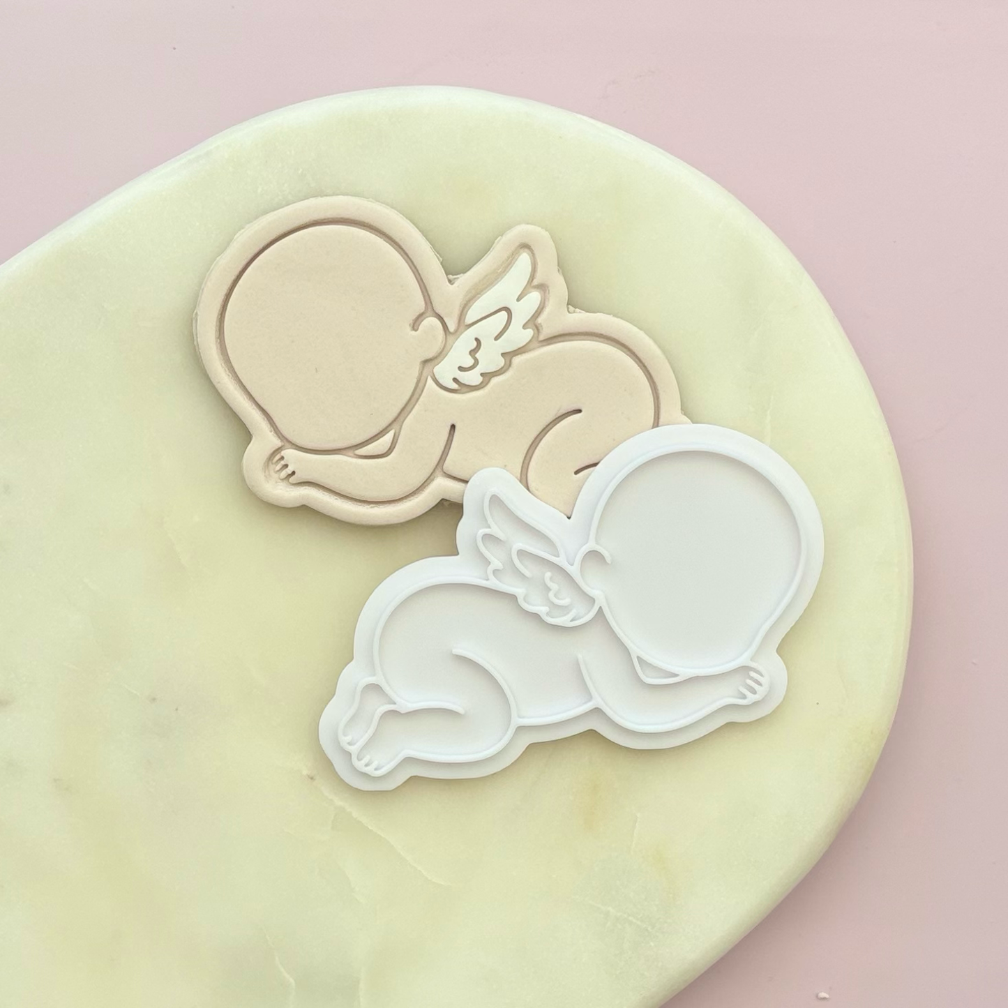 Sleeping baby Cookie Stamp & Cutter