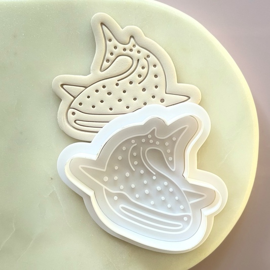 Whale Shark Cookie Stamp & Cutter