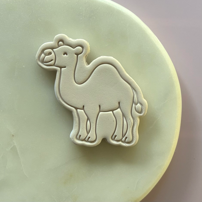 Cute Camel Cookie Stamp & Cutter