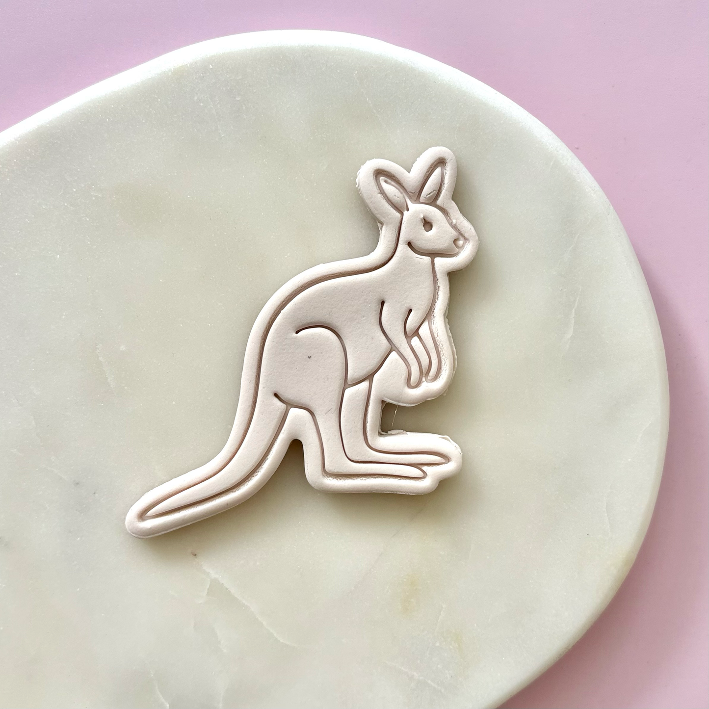 Kangaroo Cookie Stamp & Cutter