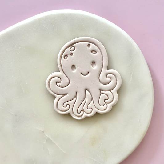 Octopus Cookie Stamp & Cutter